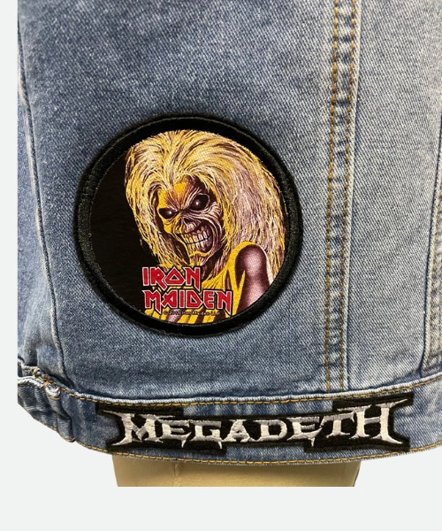 Eddie Munson Vest Patches and Pins (COMPLETE Set) Stranger Things