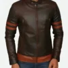 Hugh Jackman X-Men Origins Wolverine Brown Leather Jacket
