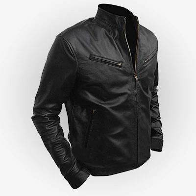 Vin Diesel Fast And Furious 6 Black Leather Jacket