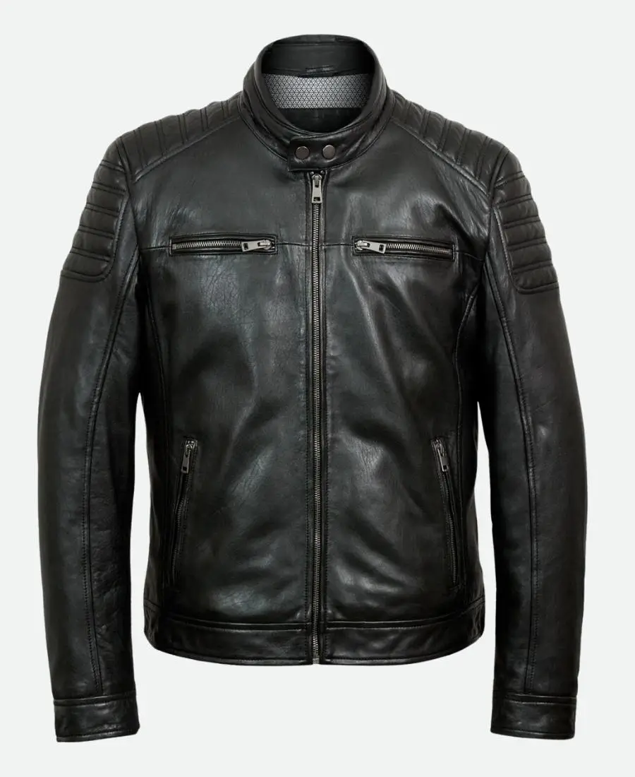 Andrew Tate Black Leather Jacket