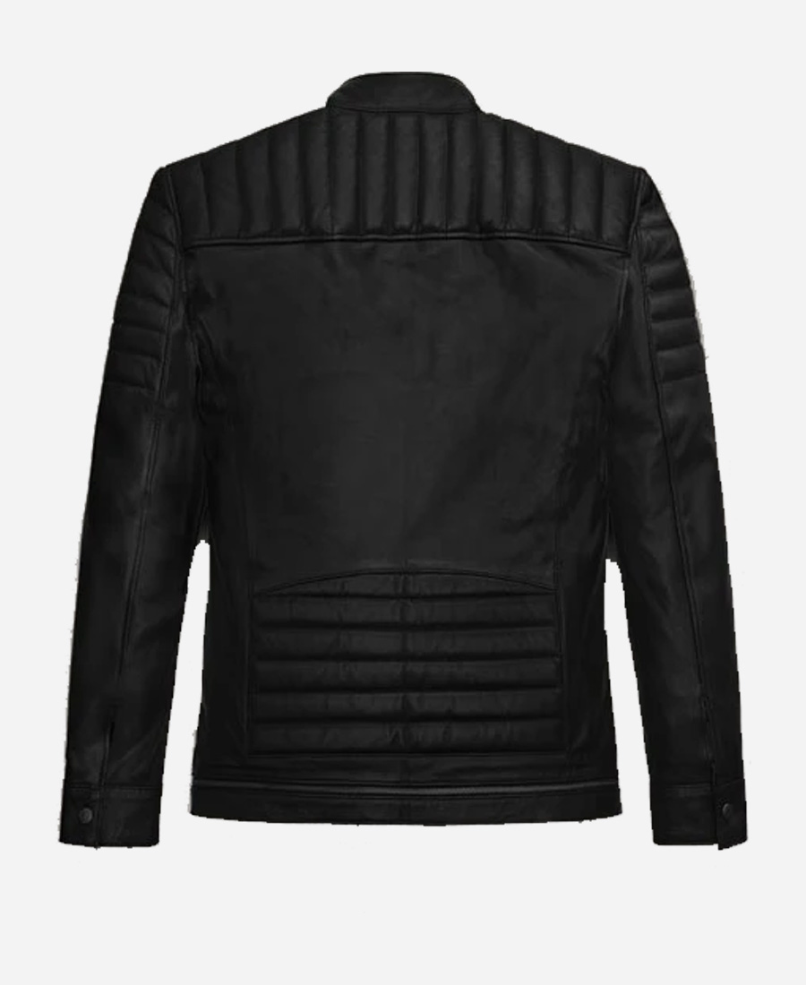 Andrew Tate Leather Jacket Back