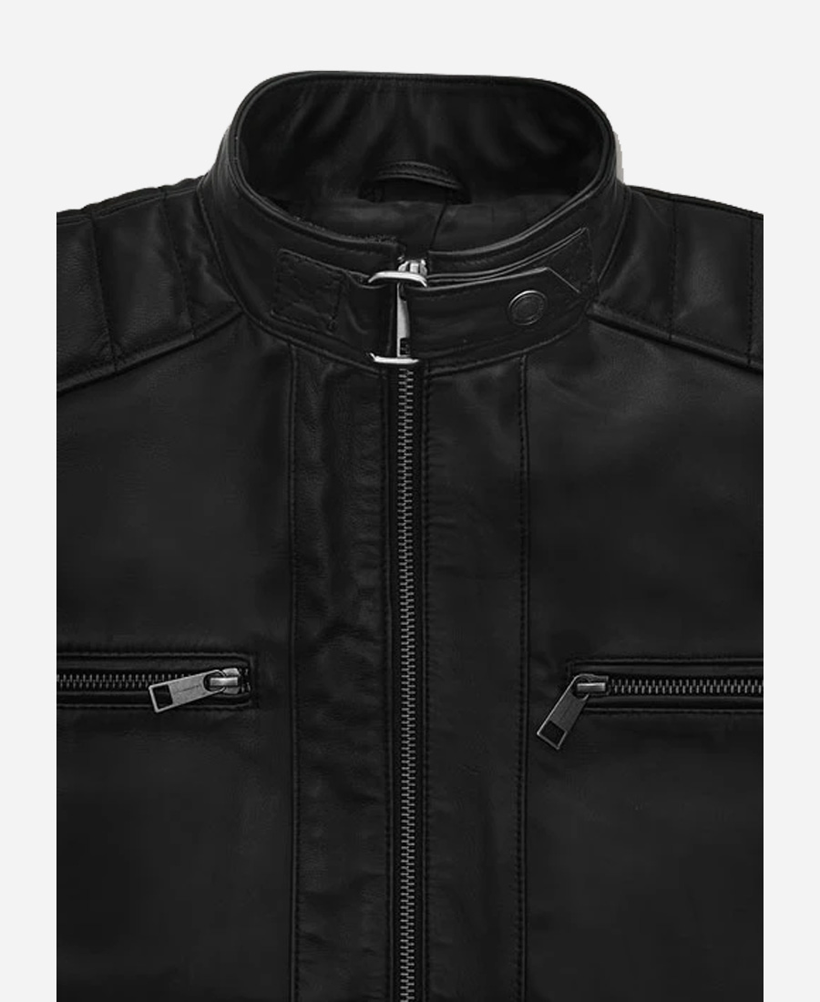 Andrew Tate Top G Black Leather Jacket