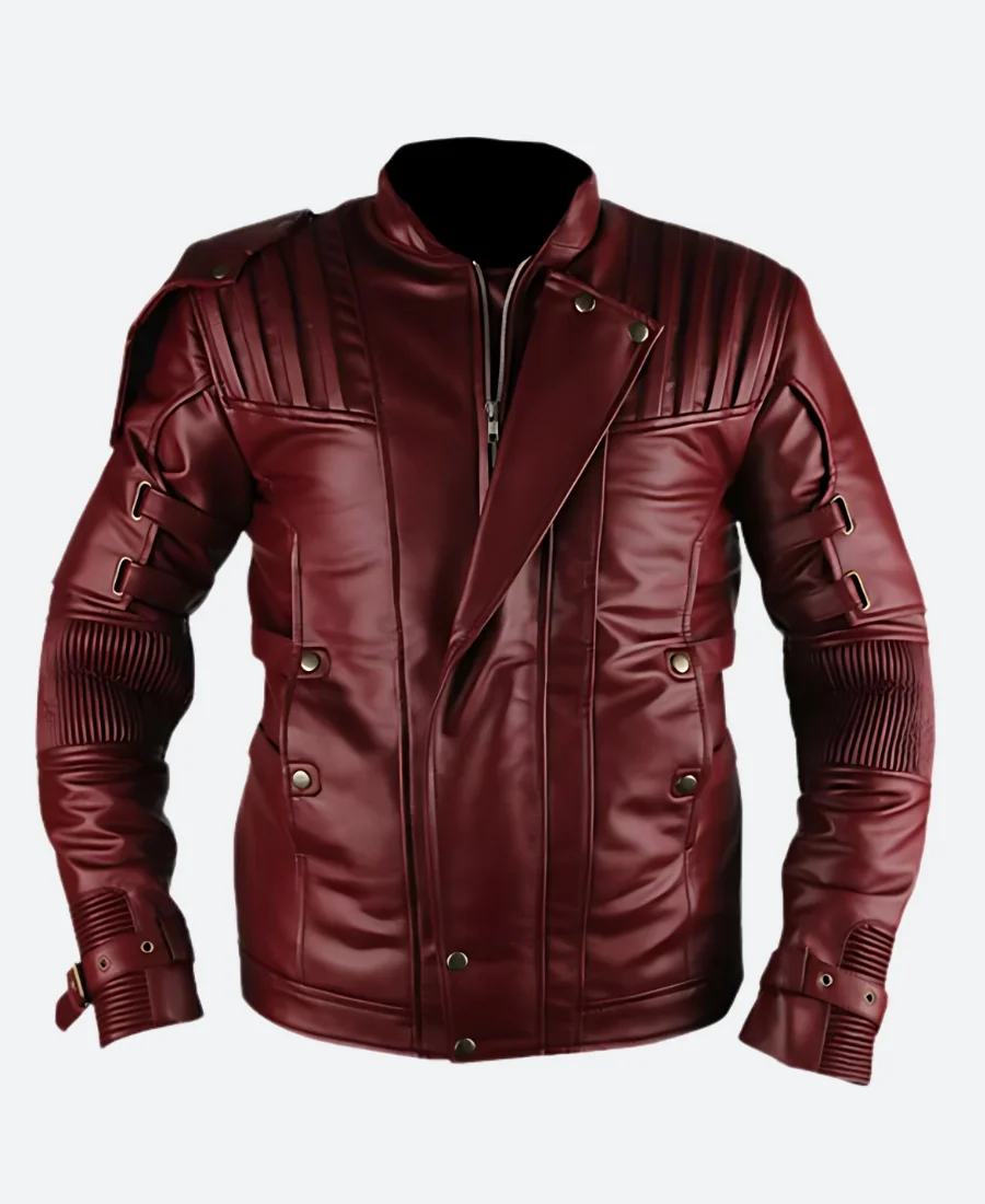 Chris Pratt Guardians of the Galaxy Peter Quill Star Lord Leather Jacket