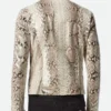 Jason Momoa Fast X Dante Reyes Snake Print Leather Jacket Back