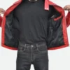 Brad Pitt Fight Club Leather Jacket Front