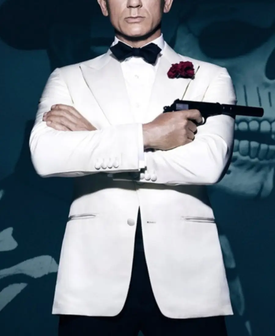 Spectre Movie James Bond White Tuxedo