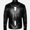 Chadwick Boseman Black Panther Leather Jacket Back
