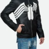 Eddie Brock Venom Leather Jacket Side Look 3