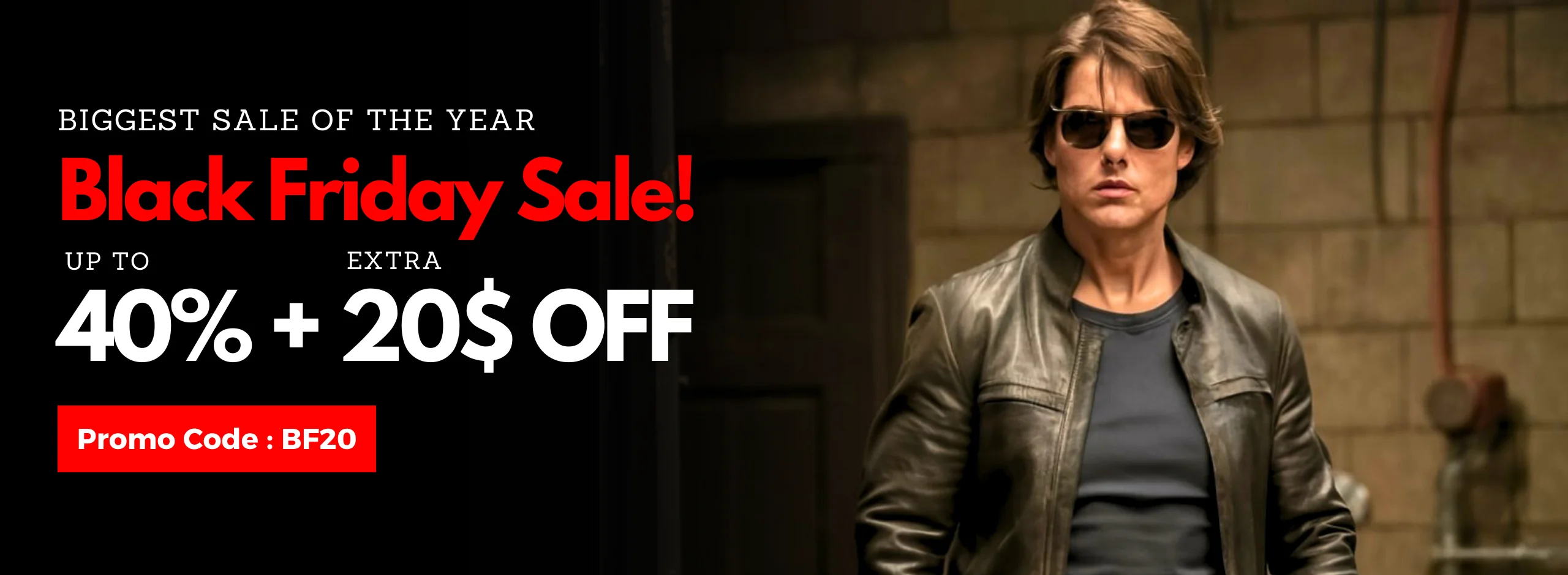 The Movie Outfits Black Friday Day Sale Banner
