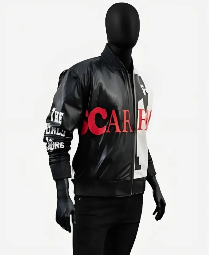 Scarface Black Leather Jacket