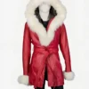 The Christmas Chronicles Mrs Claus Leather Coat