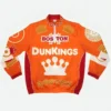 Ben Affleck Superbowl LVIII (58) Dunkin Donuts Orange Tracksuit's Jacket Front