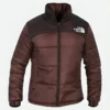 Kendall Jenner North Face Brown Puffer Jacket