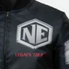 New Edition Legacy Tour Black Bomber Jacket Close Up Image