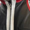 Tekken 8 Jin Kazama Black Leather Hooded Jacket Close Up Image