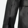 The Dark Knight Rises Bane Leather Jacket Close Up Image