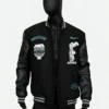 Erling Haaland and Lebron James Nike x Tiffany & Co Black Varsity Jacket