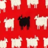 Princess Diana Black Sheep Red Sweater Detailing Image