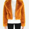 Selena Gomez Only Murders in the Building Mabel Mora Orange Fur Coat