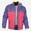 Oliver Tree Signature Pink and Purple Jacket Front