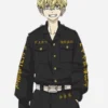 Anime Tokyo Revengers Manji Gang Black Bomber Jacket