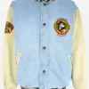 Disney Vintage Mickey Mouse League 1928 Champions Denim Varsity Jacket