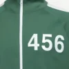 Squid Game Participants Green Tracksuit Close Up Image