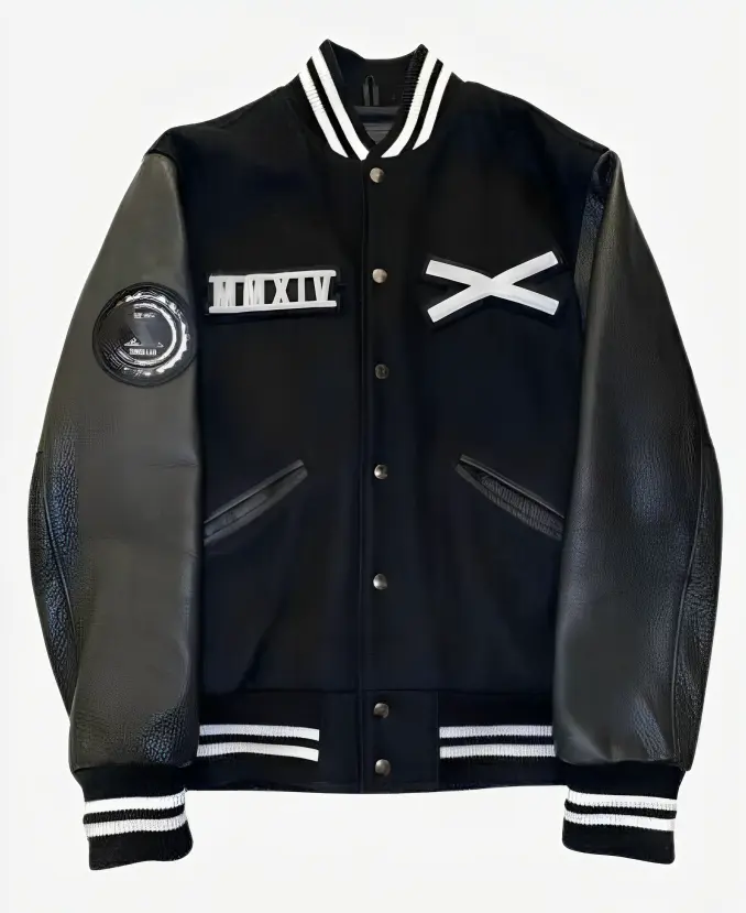 The Weeknd Xo Black Varsity Letterman Jacket