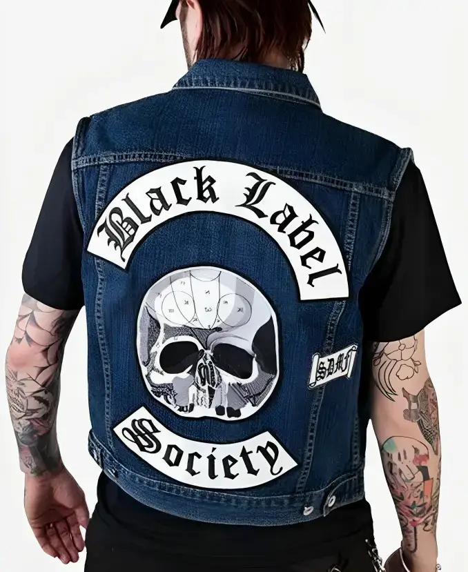 Black Label Society Denim Vest