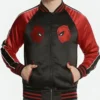 Marvel Deadpool Souvenir Black and Red Bomber Jacket