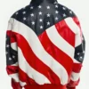 Michael Hoban American Flag Jacket Back