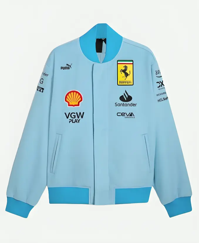 Scuderia Ferrari F1 Miami Blue Jacket
