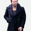 Brandon Sklenar It Ends with Us Atlas Corrigan Blue Peacoat Jacket Inspiration