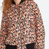 Lily Collins Emily in Paris Season 03 Emily Cooper Leopard Bomber Jacket