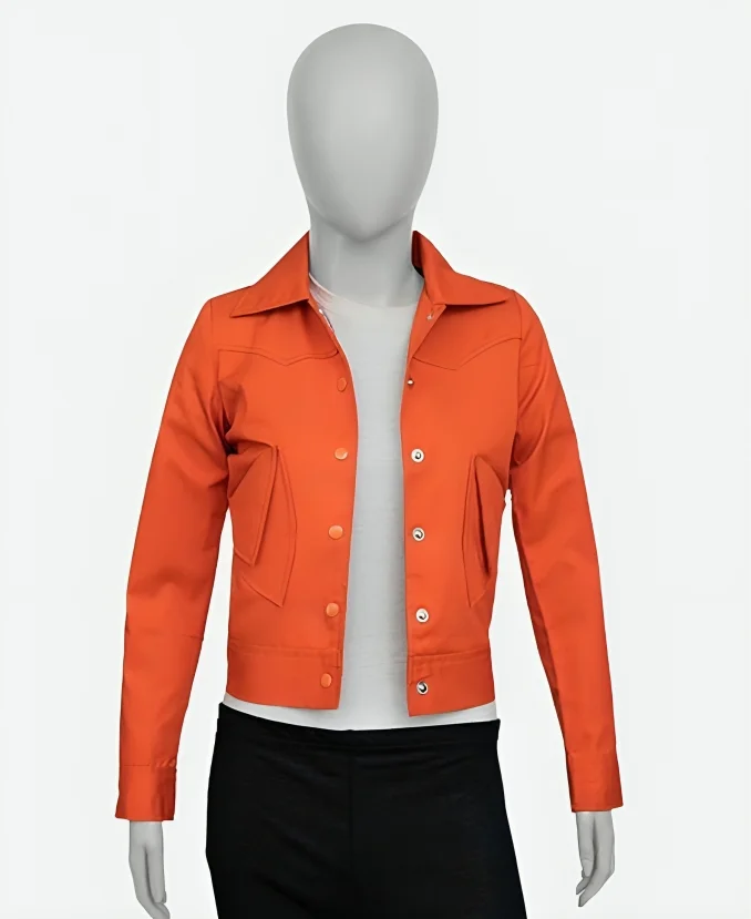 Lily Collins Emily in Paris Season 03 Emily Cooper Orange Jacket