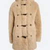 Lily Collins Emily in Paris Season 04 Emily Cooper Faux Shearling Fur Coat