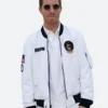 Shaun White Paris 2024 Olympics Team USA White Bomber Jacket Inspiration