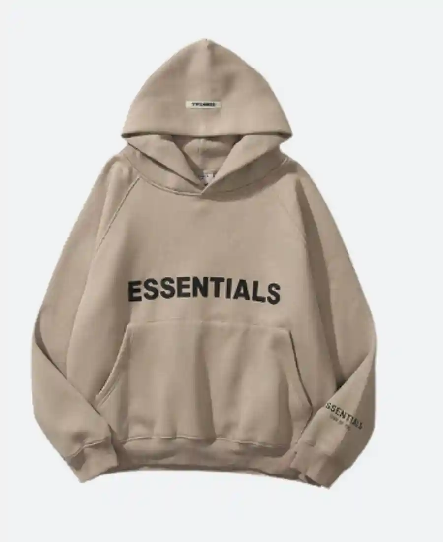 Brown Essentials Hoodie