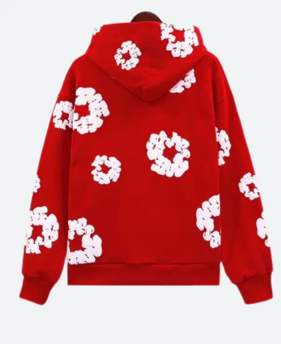 Denim Tears Red Hoodie