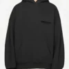 Fear Of God Black Essentials Hoodie - Front Image