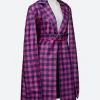 Melissa McCarthy Genie Plaid Coat