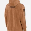 Philadelphia Eagles Brown Hoodie - Back Image