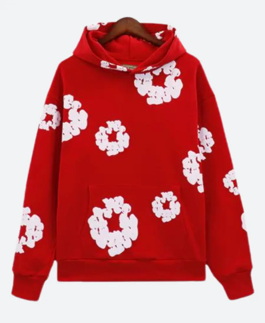 Red Denim Tears Hoodie