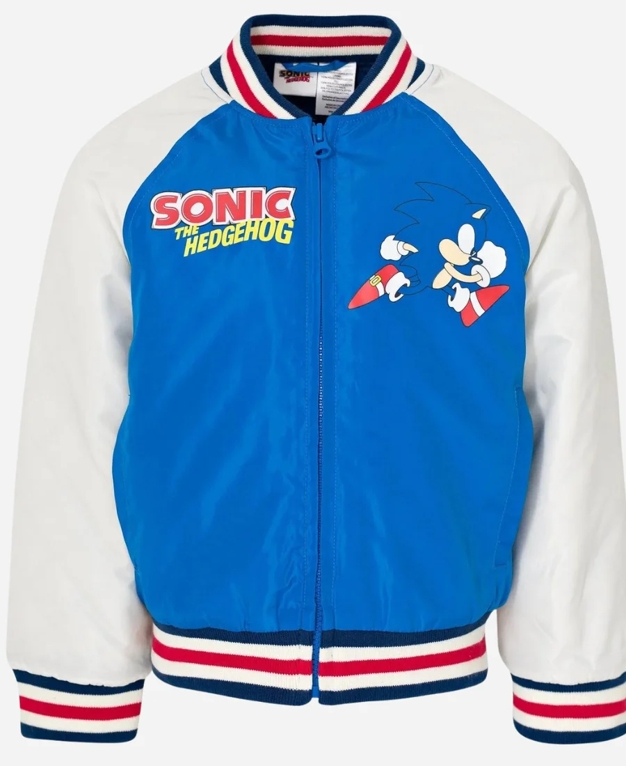 Sonic the Hedgehog Varsity Jacket - Front Image