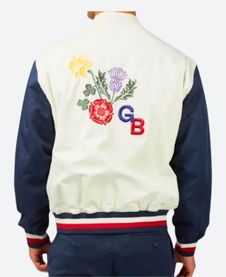 Team GB Olympic Bomber Jacket Back Image