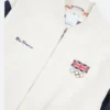 Team GB Olympic Bomber Jacket Closure Image