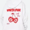 White Fox Cherry Hoodie