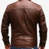 Xmen First Class Leather Jacket Back