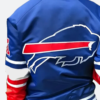 Buffalo Bills Blue & Red Varsity Jacket Back Image