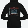 Chicago Marathon 2024 Finisher Hoodie Black Back Image